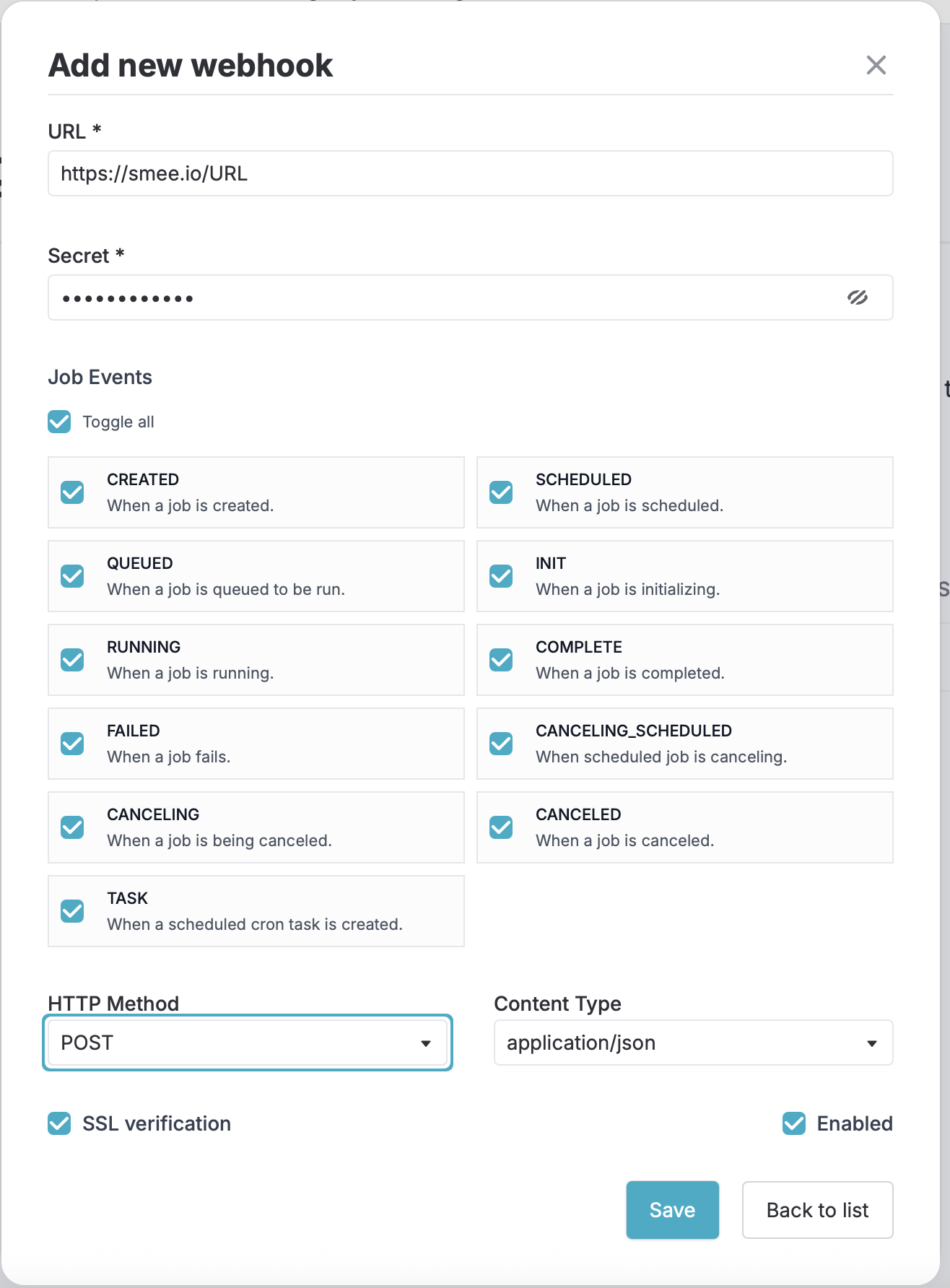 Add webhook